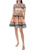 Zimmermann Devi Graphic Printed Mini Dress