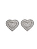 Alessandra Rich Heart Earrings