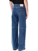 Marine Serre Moon Pattern Wide-Leg Jeans