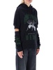 Raf Simons Grimrawler-Printed Attached Sleeve Hoodie