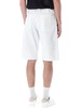 Raf Simons Logo Patch Skate Bermuda Shorts