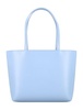 DOLCE & GABBANA Chic Baby Blue Mini Leather Tote