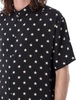 BALMAIN Men's Black Star Print Shirt for SS24