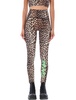 Ganni Leopard High-Waisted Leggings