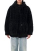 Hooded Eco Fur Jacket