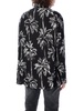 BALMAIN Men's Satin Palm Print Button-Up Shirt