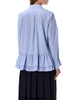 Like boys Girl Ruffled Striped Poplin Shirt