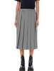 Comme des Garçons Girl Ghingham Elasticated Waistband Midi Skirt