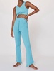 super flare pant in aqua