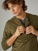 men's tencel long sleeve henley