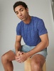 men's linen short sleeve pocket crew neck tee