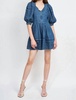 sere mini dress in denim