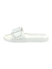 jeline 6231192 women's white rubber slide sandals