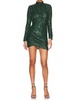 jane dress in emerald