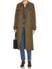 tanner trench coat in olive