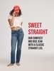 women's mid rise sweet straight