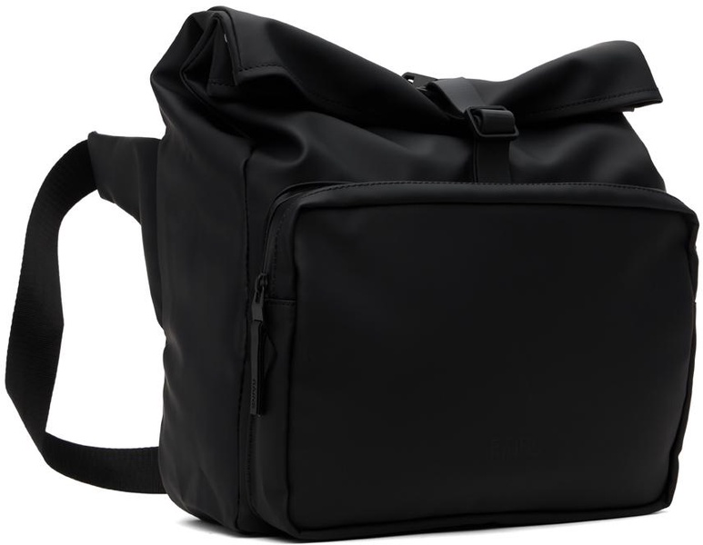 Black Rolltop Commuter Bag