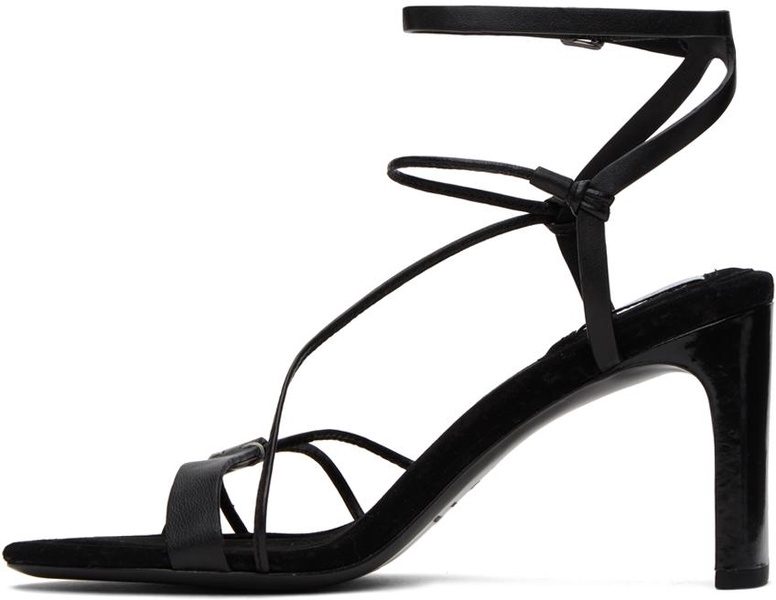 Black Vossen Heeled Sandals