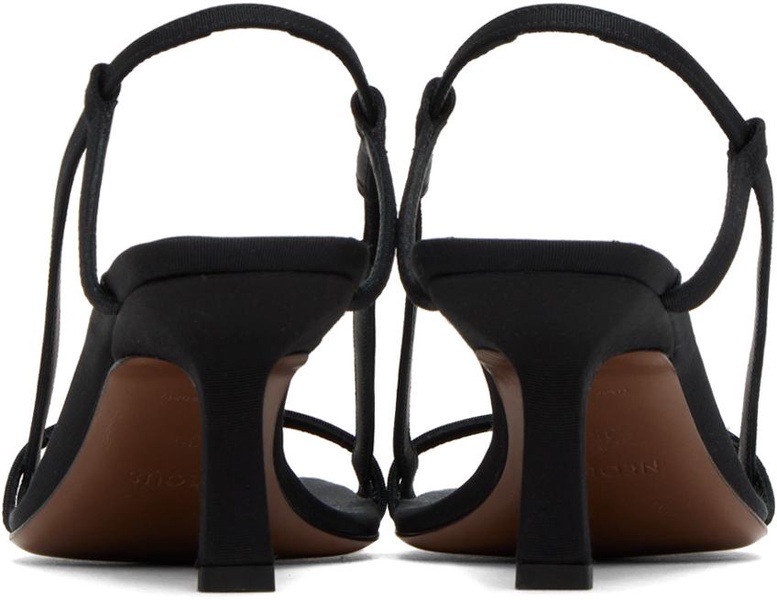 Black Merga Heeled Sandals