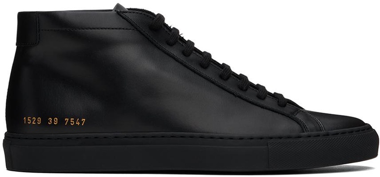 Black Achilles Mid Sneakers