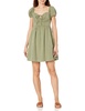 Lucky Brand Women's Babydoll Mini Dress