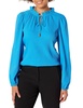 DKNY Women's Long Balloon Sleeve Blouse