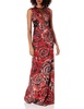 Just Cavalli Womens Macro Rose Print Dress