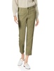 Amazon Essentials Women's Mid-Rise Slim-Fit Cropped Tapered Leg Khaki Pant (Available in Plus Size)