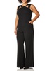 Sleeveless Jumpsuit with Cut Outs