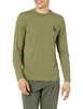 Volcom Men's Standard Taunt UPF 50+ Long Sleeve Loose Fit Rashguard, Military 2, Small