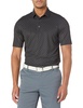 Greg Norman Men's Freedom Micro Pique Spinner Print Polo