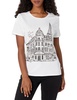 Karl Lagerfeld Paris Women's Short Sleeve Corner City Scene Tee