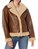 Levi's Womens Faux Leather Sherpa Lined Moto Jacket