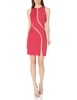 Tadashi Shoji Women's Slvless Neoprene Dress W/Mesh Cutouts