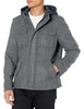 Levi's Men's Wool Blend Hooded Military Jacket