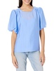 KARL LAGERFELD Women's Puff Sleeve Organza Blouse