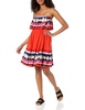 kate spade new york Women's Geo Border Pleated Dress