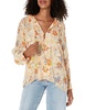 Joie Women's Daisy Top in Apricot Buff Multi