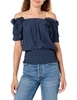 Ramy Brook Women's Braelynn Floral Embellished Off Shoulder Top