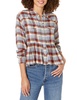 Lucky Brand Women's Plaid Western Babydoll Shirt