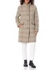 DKNY Women's Elegant Stand Collar Outwear Wool Jacket