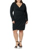 Amazon Essentials Women's Long Sleeve Classic Wrap Dress (Available in Plus Size)