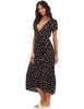 Billabong Women's Wrap Front Midi Length Dress