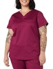 Amazon Essentials Women's Classic Fit V-Neck Short Sleeve Scrub Top (Available in Plus Size)