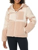 Amazon Essentials Women's Full-Zip Sherpa Fleece Hooded Puffer Jacket