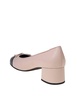 Pump Cap-toe In Leather With Bow