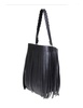 Karl Lagerfeld K/Fringe Logo Detailed Hobo Bag