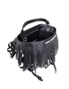 Karl Lagerfeld K/Fringe Logo Detailed Hobo Bag