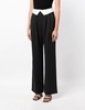 straight-leg tailored trousers