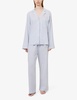 Nautico striped cotton-blend pyjamas